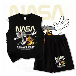 [COD]（ชุดเสื้อกั๊กและกางเกงสั้นเด็ก） NEW!!!!!!! ชุดเด็กรุ่นใหม่ปี 2026 ชุดเด็กแฟชั่นสไตล์เกาหลี ฮิตมากใน COD ชุดเ