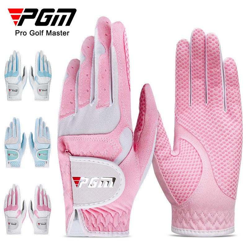ถุงมือกอล์ฟ PGM GOLF ST018 | 1 คู่สุภาพสตรีออกแบบระบายอากาศ