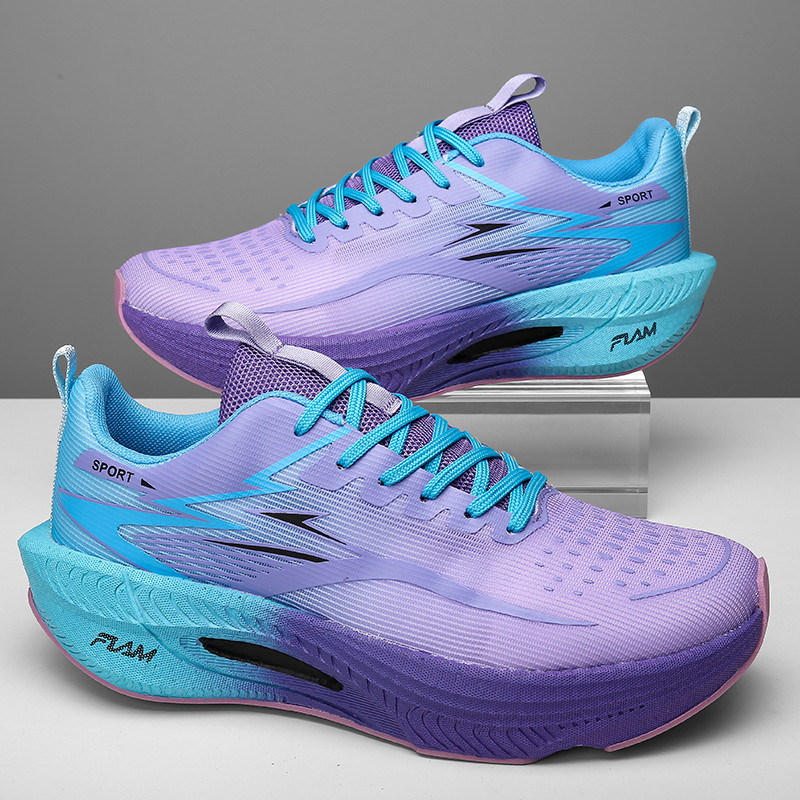 ผู้ชายผู้หญิงรองเท้าวิ่ง Rebound สนับสนุน Professional Cushioning Shock Absorption รองเท้าผ้าใบ