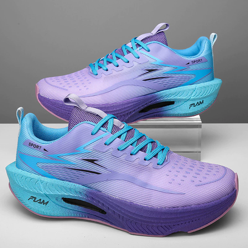 ผู้ชายผู้หญิงรองเท้าวิ่ง Rebound สนับสนุน Professional Cushioning Shock Absorption รองเท้าผ้าใบ