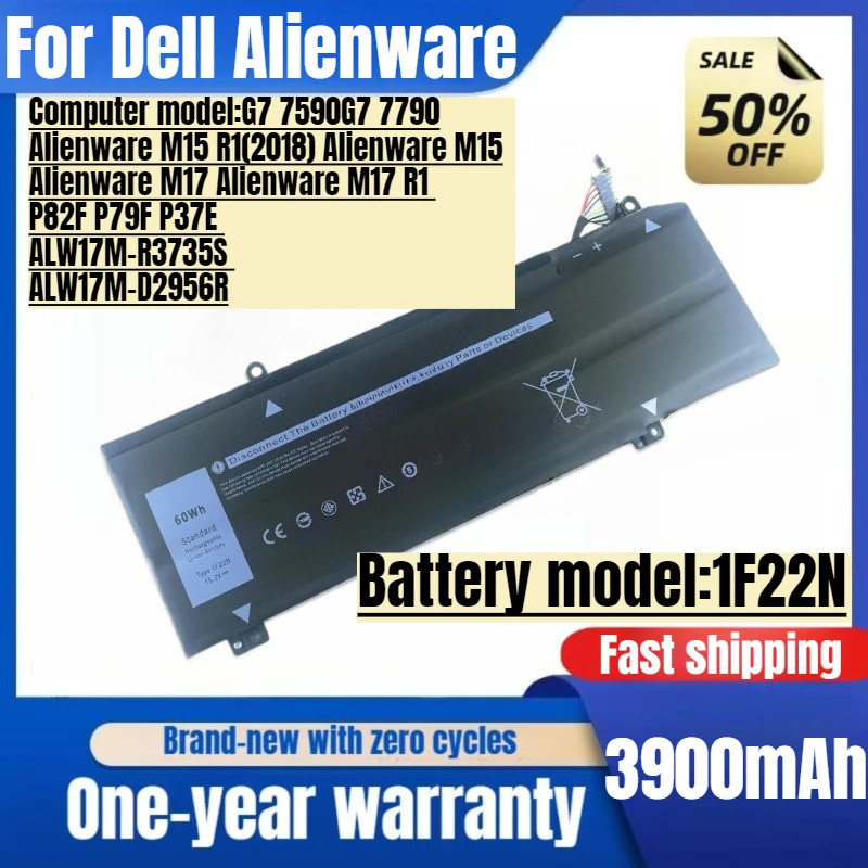 สําหรับ Dell Alienware M15 M17 R1 P79F G5 5590 G7 7790 7590 P82F P79F P37E ALW17M-R3735S ALW17M-D295
