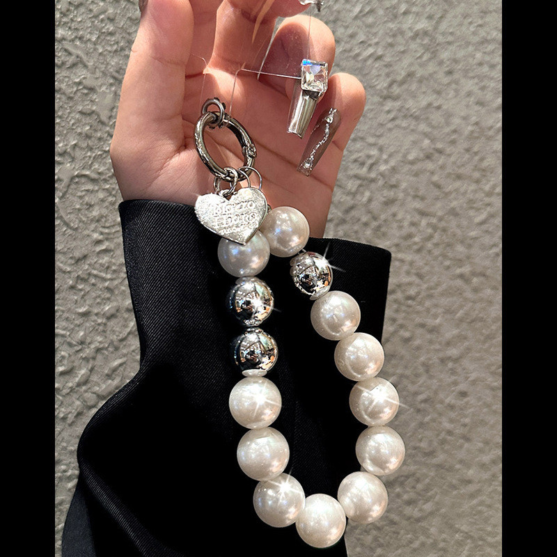 เหมาะสําหรับโทรศัพท์มือถือ Lanyard High-End เพชรข้อมือ High-End Electroplating หรูหรามือลูกปัดสั้นเครื่องประดับ CTCU
