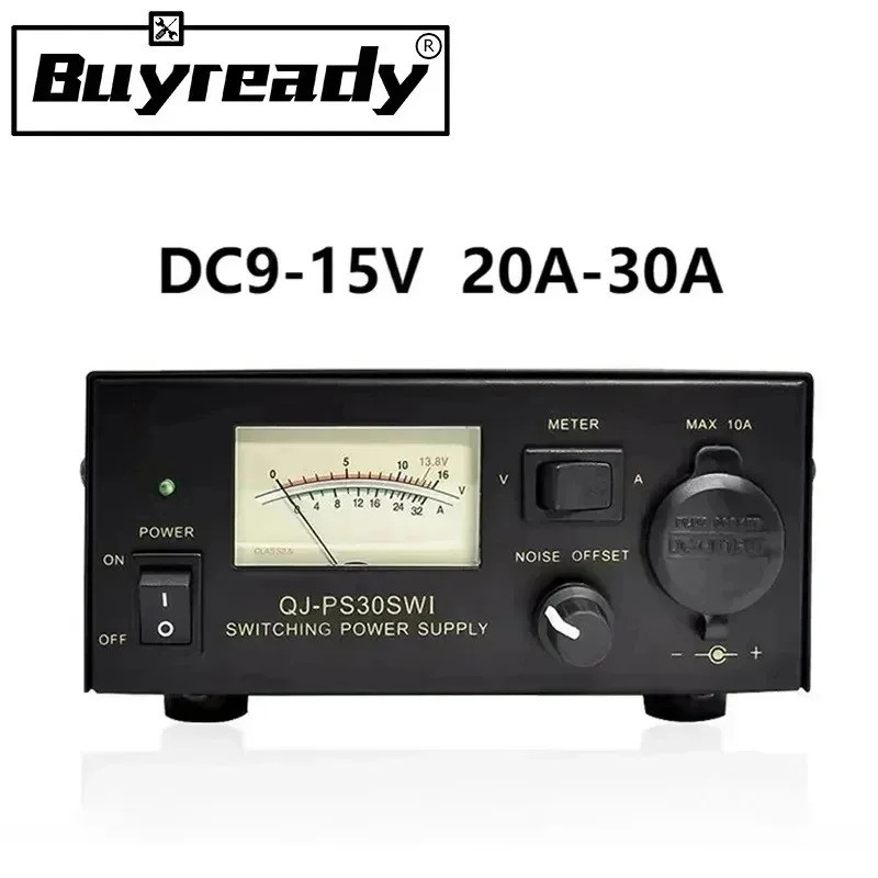 110V 220V DC13.8V 0-30A แหล่งจ่ายไฟ QJ-PS30SWI Switching Power Supply Switching Power Supply Regulat