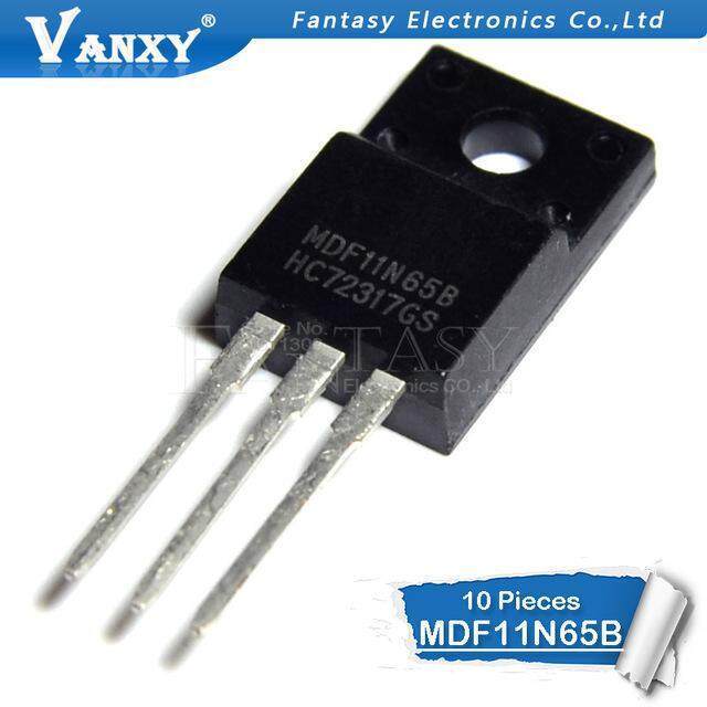10pcs MDF11N65B TO-220F MDF11N65 TO-220 MDF11N65BTH TO220F 11N65B 650V 11A ใหม่เดิม