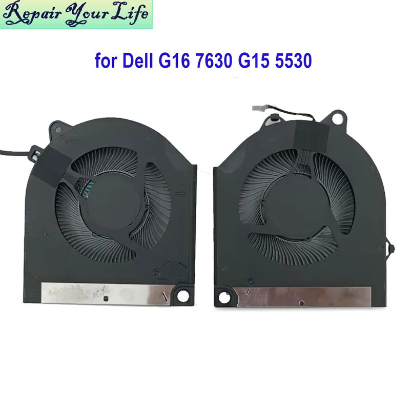 * หม้อน้ําระบายความร้อน CPU GPU พัดลมสําหรับ Dell G16 7630 G15 5530 2023 Gamer แล็ปท็อป VGA Cooler D