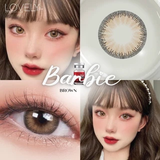 🔥คอนแทคเลนส์✨ขนาดกลาง✨ชื่อรุ่น Bเอrbie (Lovelylens) สี : Brown / Gray