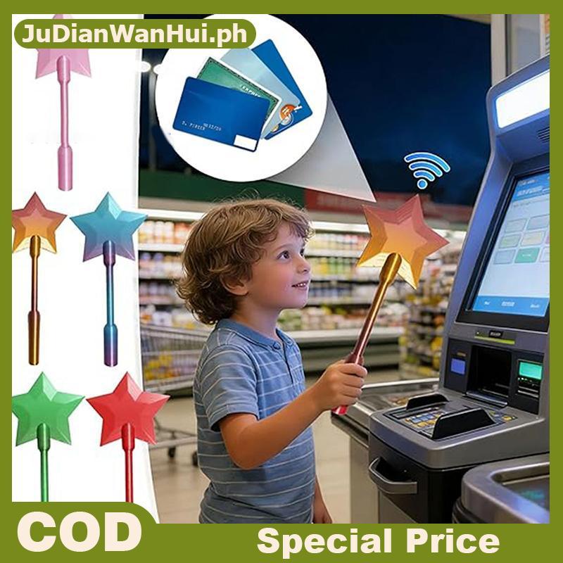 JuDianWanHuileu 1 ชิ้น 3D พิมพ์ Star Wand Tap To Pay Star Magic Wand แบบพกพา Contactless การชําระเงิ