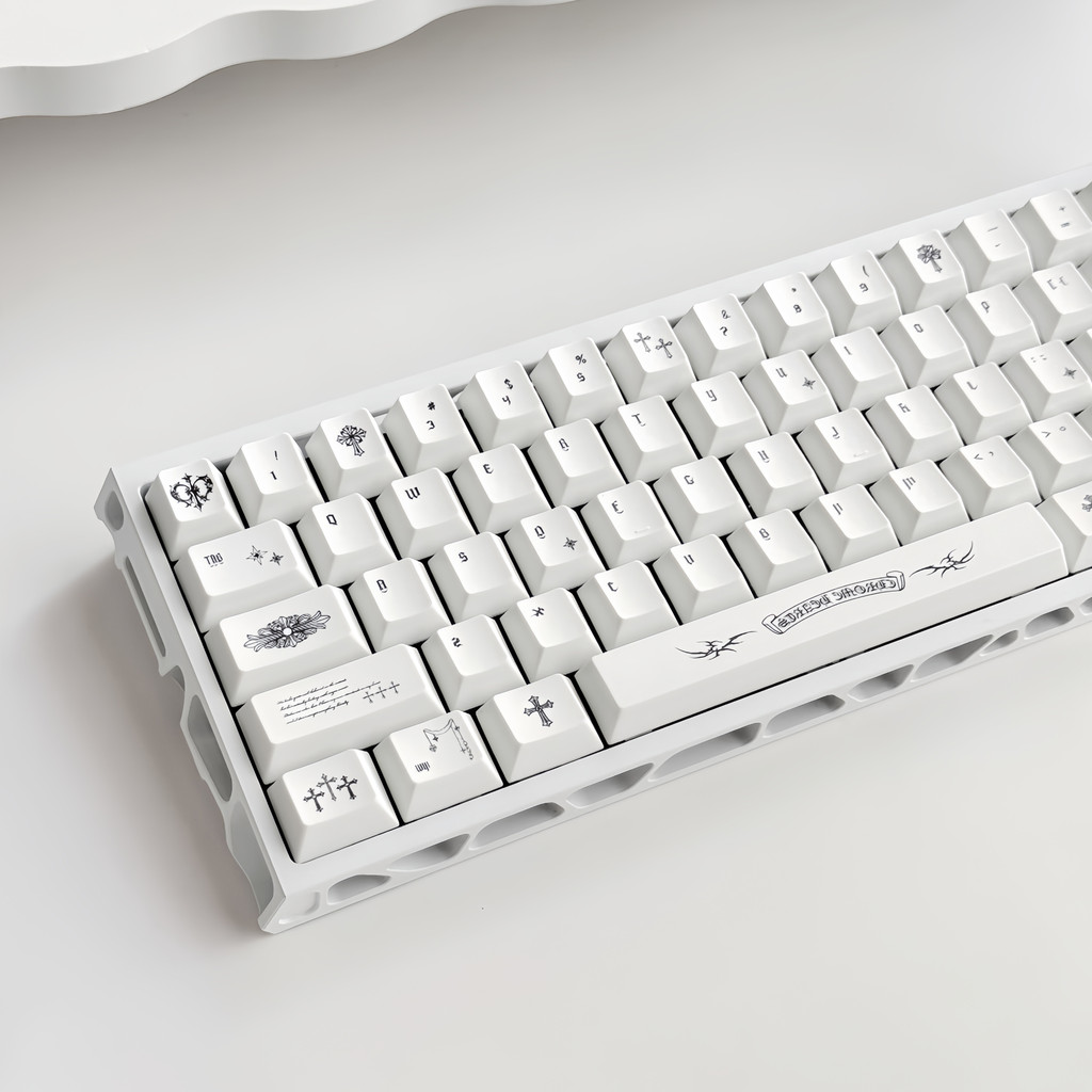 keycap ใส sa keycap Crow Heart Keycap ความรู้สึกพรีเมี่ยมสีดํา PBT ระเหิดที่กําหนดเองคีย์บอร์ด Adapt