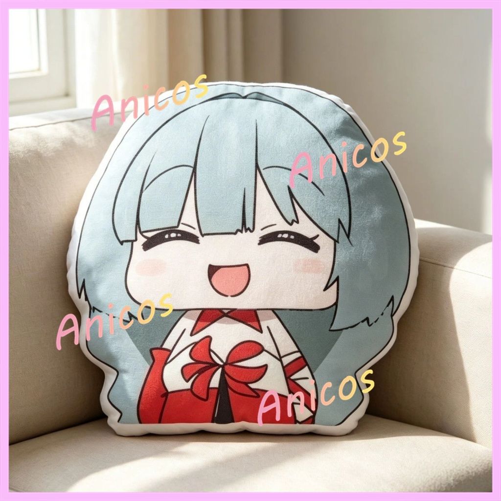 Handmade Wuthering Waves Frolvo Nueu น่ารักการ์ตูนหมอนเกมพัดลม Art Plush หมอนนุ่ม Sleeping Cushion อะนิเมะสะสมของขวัญสําหรับแฟน