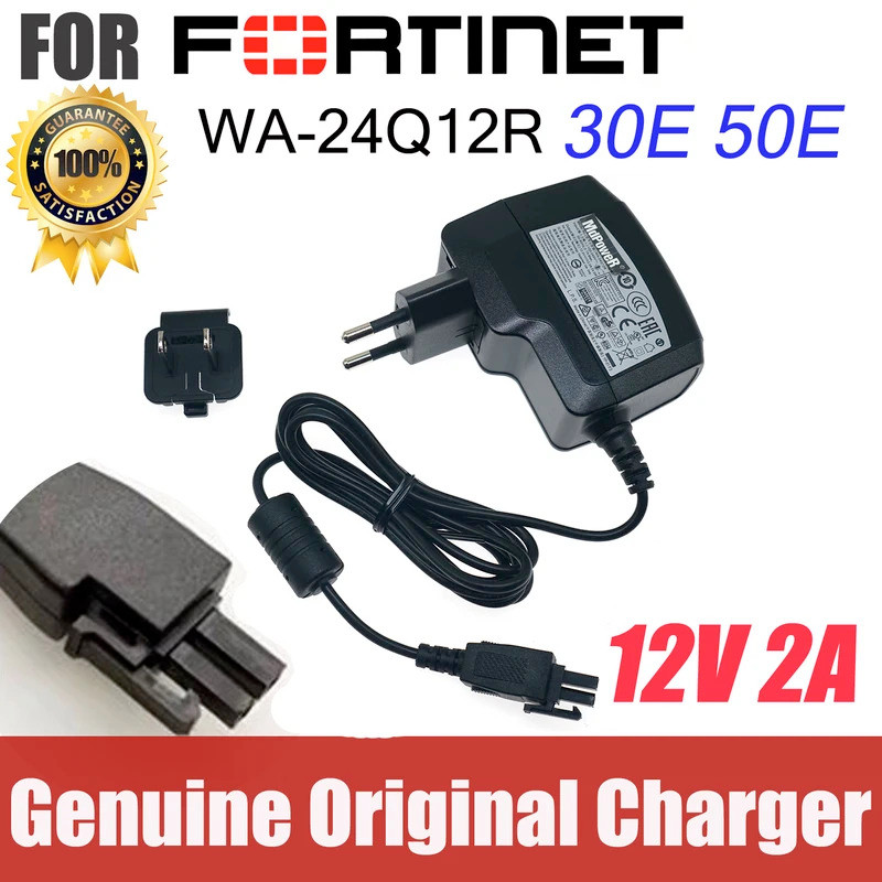 APD เดิมสําหรับ FORTIGATE WA-24Q12R FORTINET FIREWALL 30E 50E FG-51E FWF-51E 12V 2A 24W แหล่งจ่ายไฟ