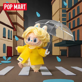 POPMART LABUBU THE MONSTERS ร้านทําผมไวนิลจี้ตุ๊กตาศิลปะของเล่นของขวัญ HOTN