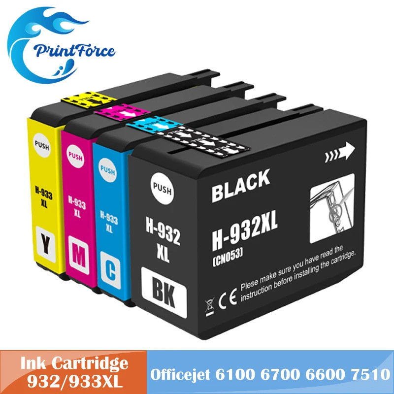 932XL 993XL ตลับหมึกสําหรับ HP 932 993 XL สําหรับ HP932 Officejet 6100 6600 6700 7110 7610 7612 7510