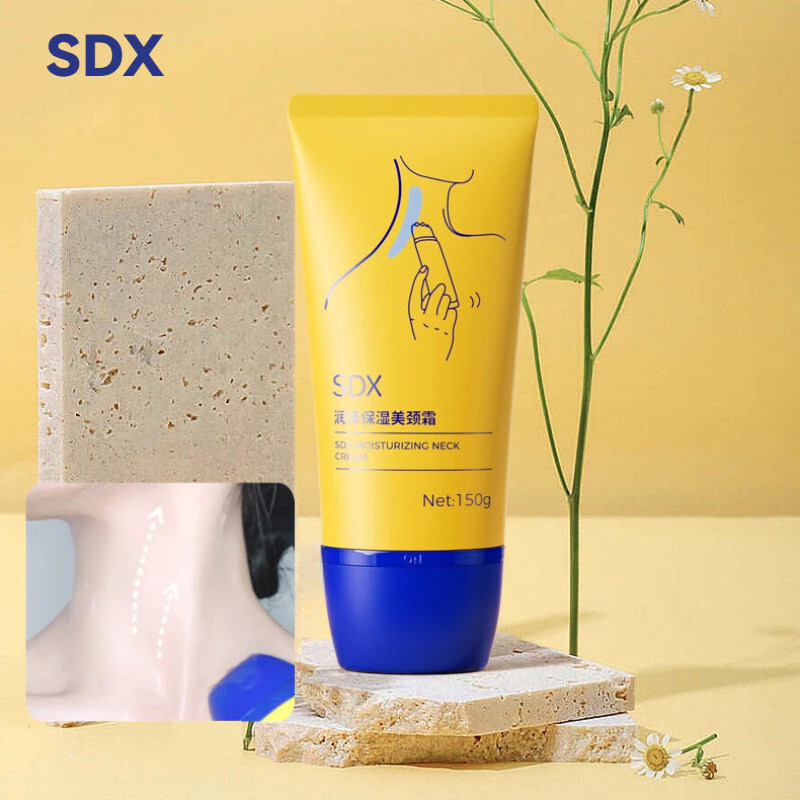 YED8E品⭐Sdx คอครีมยกกระชับชุ่มชื้นคอติดรูปแบบคอหน้ากากนวดคอครีม