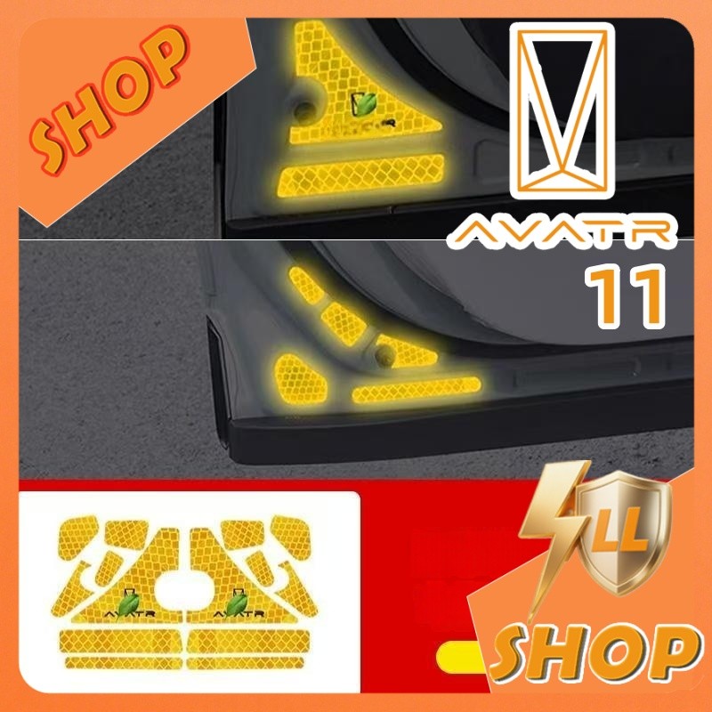[READY]AVATR 11 Reflective warning sticker AVATR Body kit avatr11 Car decoration accessories W3YK