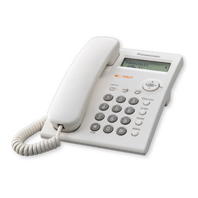 โทรศัพท์ ขาว Panasonic KX-TSC11MX