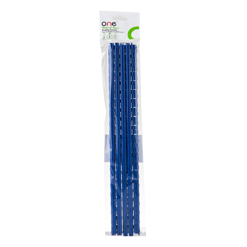 ONE สันห่วง 16 มม. รุ่น Home&Office สีน้ำเงิน (แพ็ค 10 อัน)