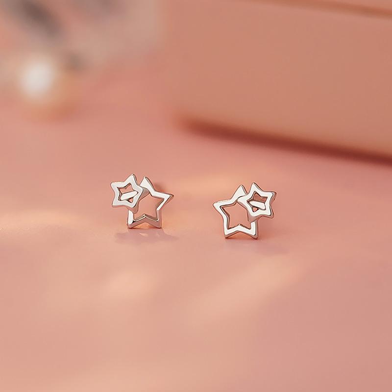 Stardust Dreams Earrings ต่างหูเงินแท้ S925 [MERCELO]