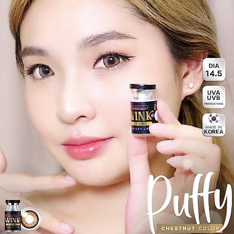 wink wow คอนแทคเลนส์ Puffy (Big & mini)