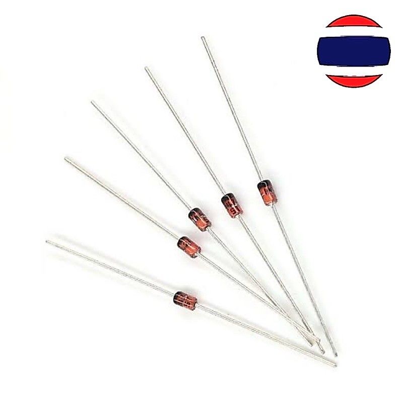 5pcs 1W Zener diode 1N4754A 1N4755A 1N4756A 1N4757A 1N4758A 1N4759A 1N4760A 1N4761A ซีเนอร์ ไดโอด