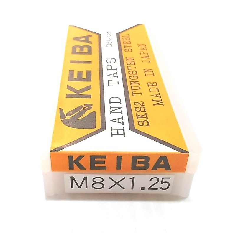 KEIBA​ KE-0101043 ต๊าปตัวผู้​ 3​ ตัวชุด​ SKS2​ M8X1.25​ ต๊าปเกลียว 8มิล​ เกลียว1.25​ ของแท้​ ต๊าปเกลียว​ 8mm