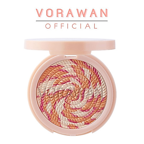 ODBO BAKED SNOWY BLUSH OD1308 โอดีบีโอ เบคท์ สโนว์ บลัช บลัชออน สีสวยหวาน