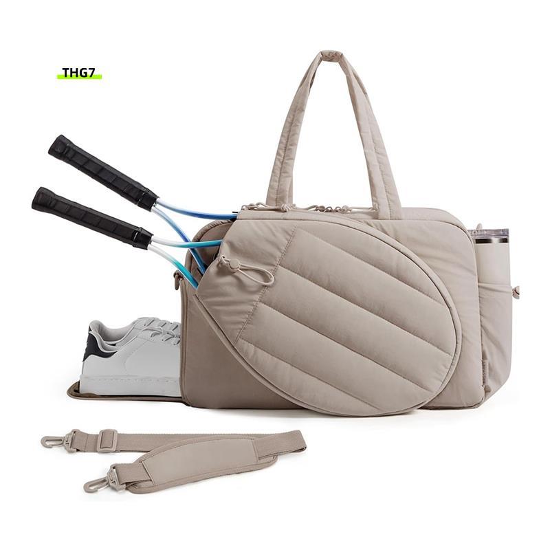 Belinda7Tennis Badminton Storage Bag Tennis Badminton Rackets Bag Large Storage Outdoor Travel Sport