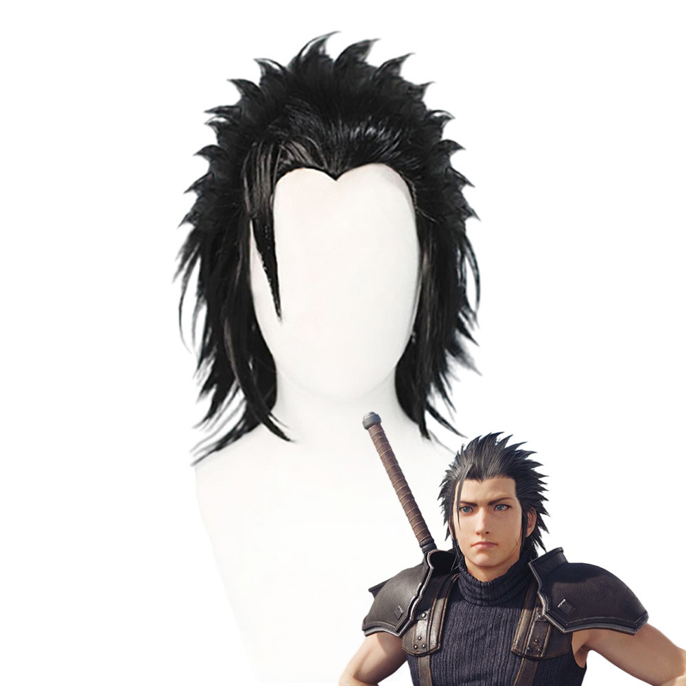 Qinyu Zack Zack Zack cos วิกผม FF7 รีเซ็ต Zack Fair เว็บไซต์อย่างเป็นทางการบทบาทเล่นจัดแต่งทรงผมผู้ช