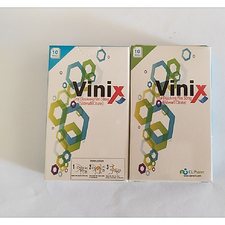 VINIX 50มก. x 10ea ORAL DISSOLVING FILM Stamina VIRGX Plus Full Power