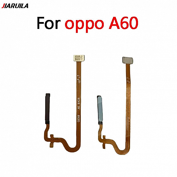 เครื่องสแกนลายนิ้วมือสําหรับ Oppo A60 4G CPH2631 ปุ่มบ้านเซ็นเซอร์ลายนิ้วมือ Flex Cable