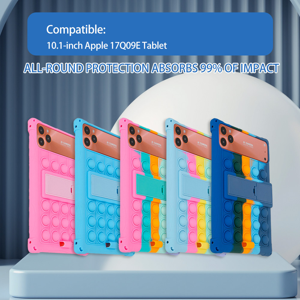 Soft Bubble Stand Case สําหรับแท็บเล็ตใหม่ i17 Max / i17 Pro / i17 Pro Max 2026 10.1 นิ้วป้องกันเด็ก
