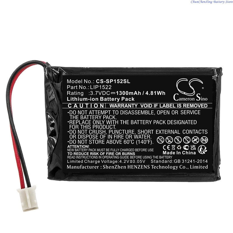 Cameron Sino 3.7V 1300mAh/1800mAh เกมคอนโซลแบตเตอรี่ LIP1522 สําหรับ Sony CUH-ZCT1E,CUH-ZCT1J, CUH-Z