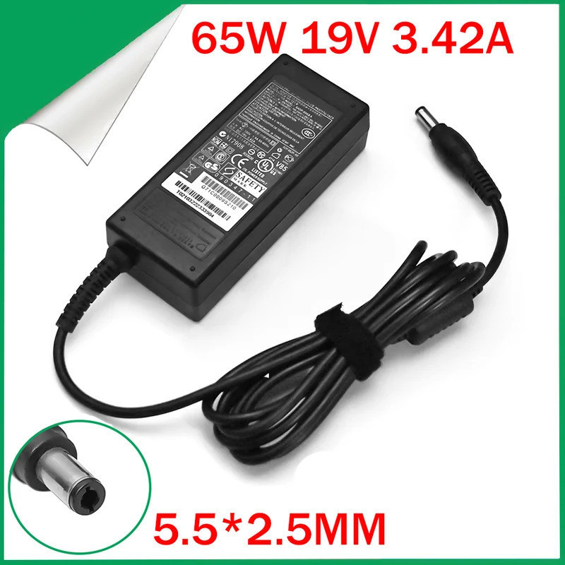 สําหรับ TOSHIBA 19V 3.42A ADP-60JH AB PA3714U-1ACA แล็ปท็อปอะแดปเตอร์ AC ชาร์จ Satellite A135-S2386 