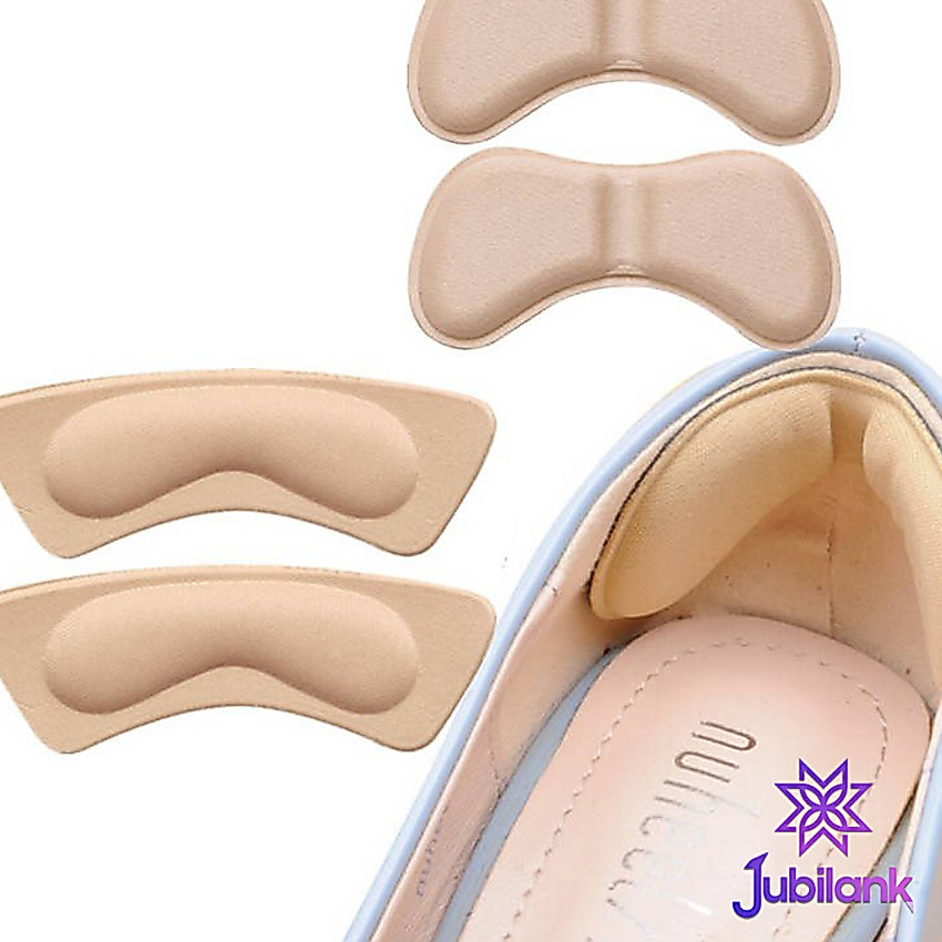 J.B แผ่นกันกัด  แผ่นกันรองเท้ากัด เนื้อนิ่ม ช่วยแก้รองเท้าหลวม 1 แพค ต่อ คู่  Sponge heel pad