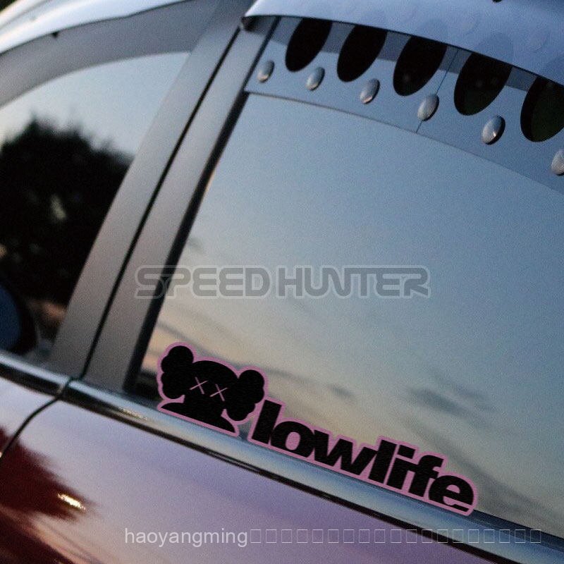 Lowlife Lowlife Street Wear สติ๊กเกอร์สะท้อนแสงกันน้ําหน้าต่าง