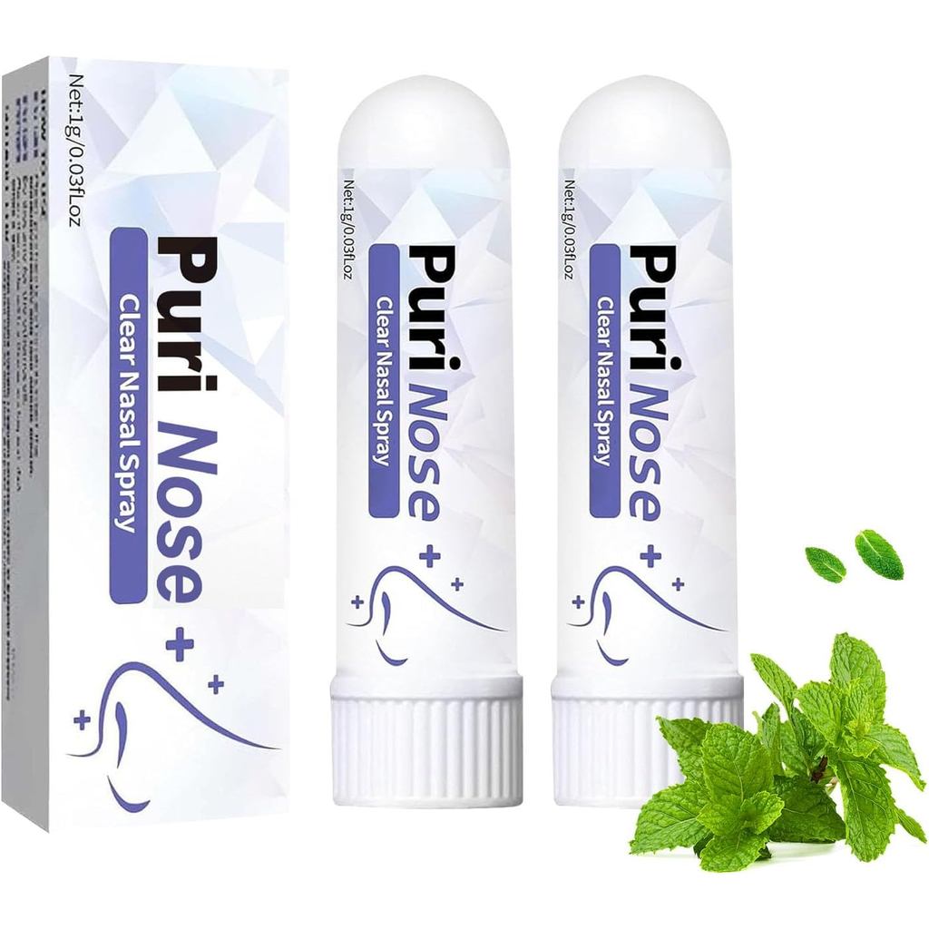 PuriNose Nasal Cavity, Clean Nose, Enjoy Fresh Air (แพ็ค 2 ชิ้น)