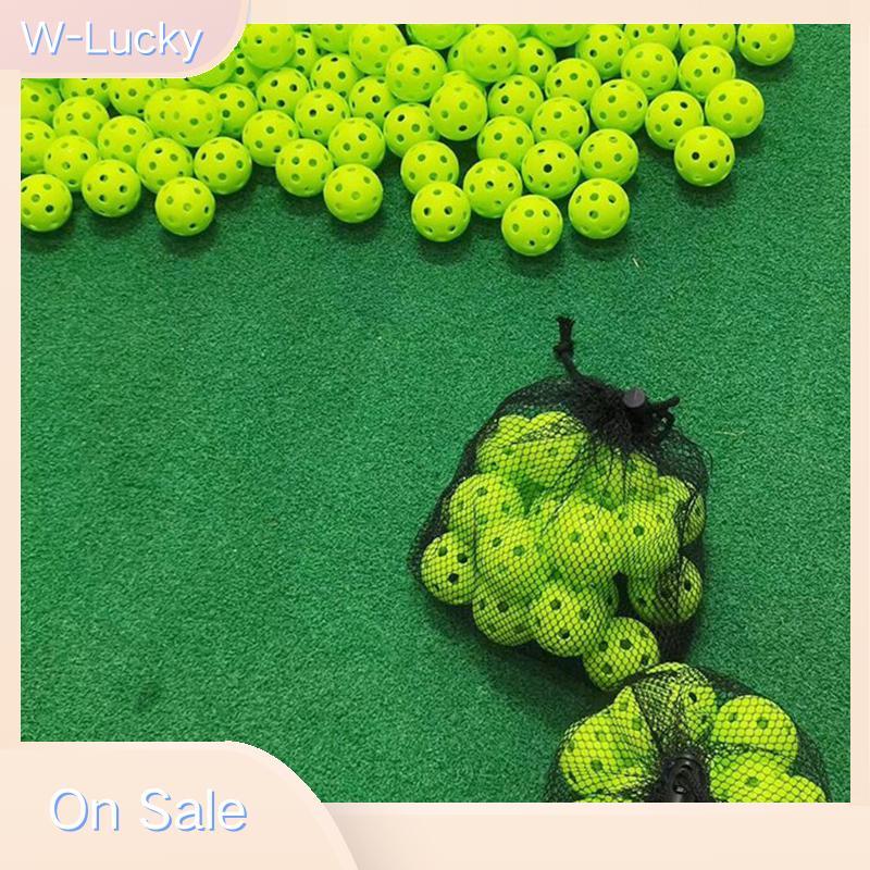 W-Lucky 10 ชิ้นลูกกอล์ฟในร่มลูกกอล์ฟฝึกซ้อมกอล์ฟลูกบอลไฟมีรู Golf Traini Nice