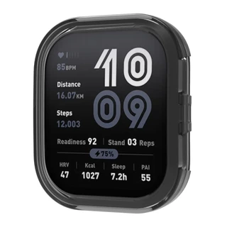เคส TPU แบบนุ่มปกป้องหน้าจอสําหรับ Huami Amazfit Bip max A2568 Bip6 กันชนป้องกันโปร่งใสคลุมทั้งหมด