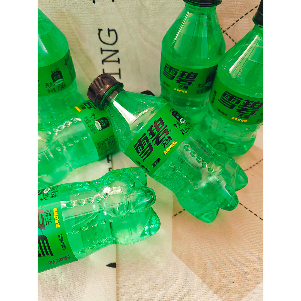 Sprite ปราศจากน้ําตาล Zero Calorie โซดารสมะนาว 300ml Sprite เครื่องดื่มอัดลมโซดาขวดเล็กเครื่องดื่มบร