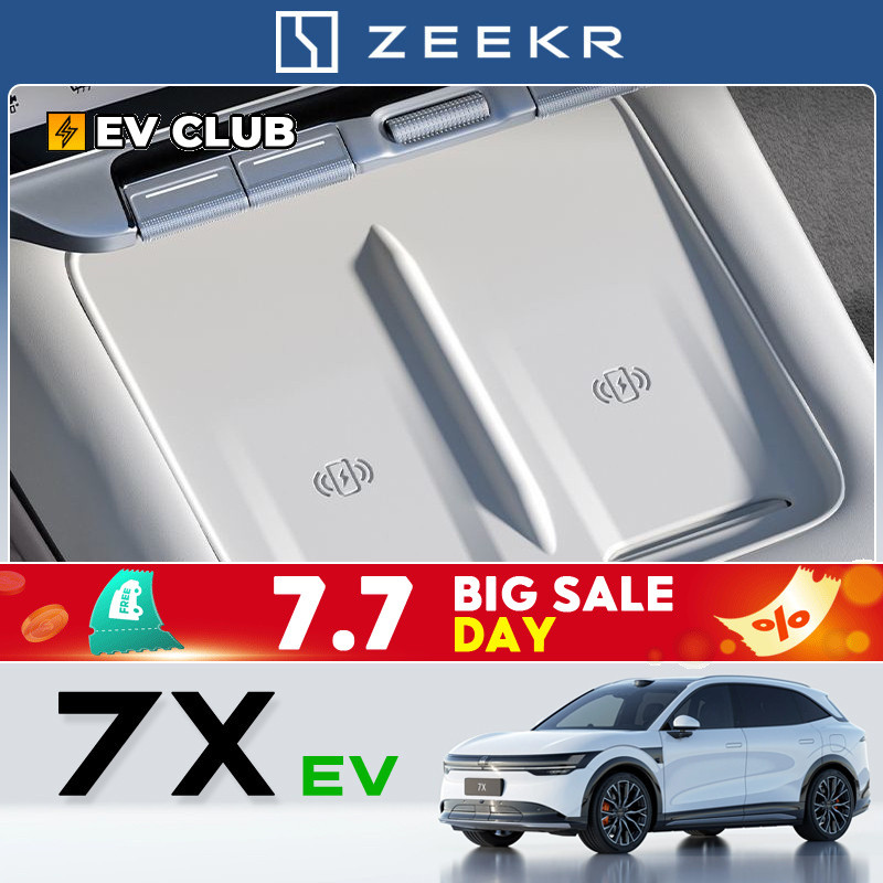2025 geely zeekr 7x SUV ev รถพิเศษเฉพาะ Central Control ไร้สายชาร์จแผ่นซิลิโคนแผ่นกันลื่นการปรับเปลี่ยนภายในอุปกรณ์เสริมในรถยนต์
