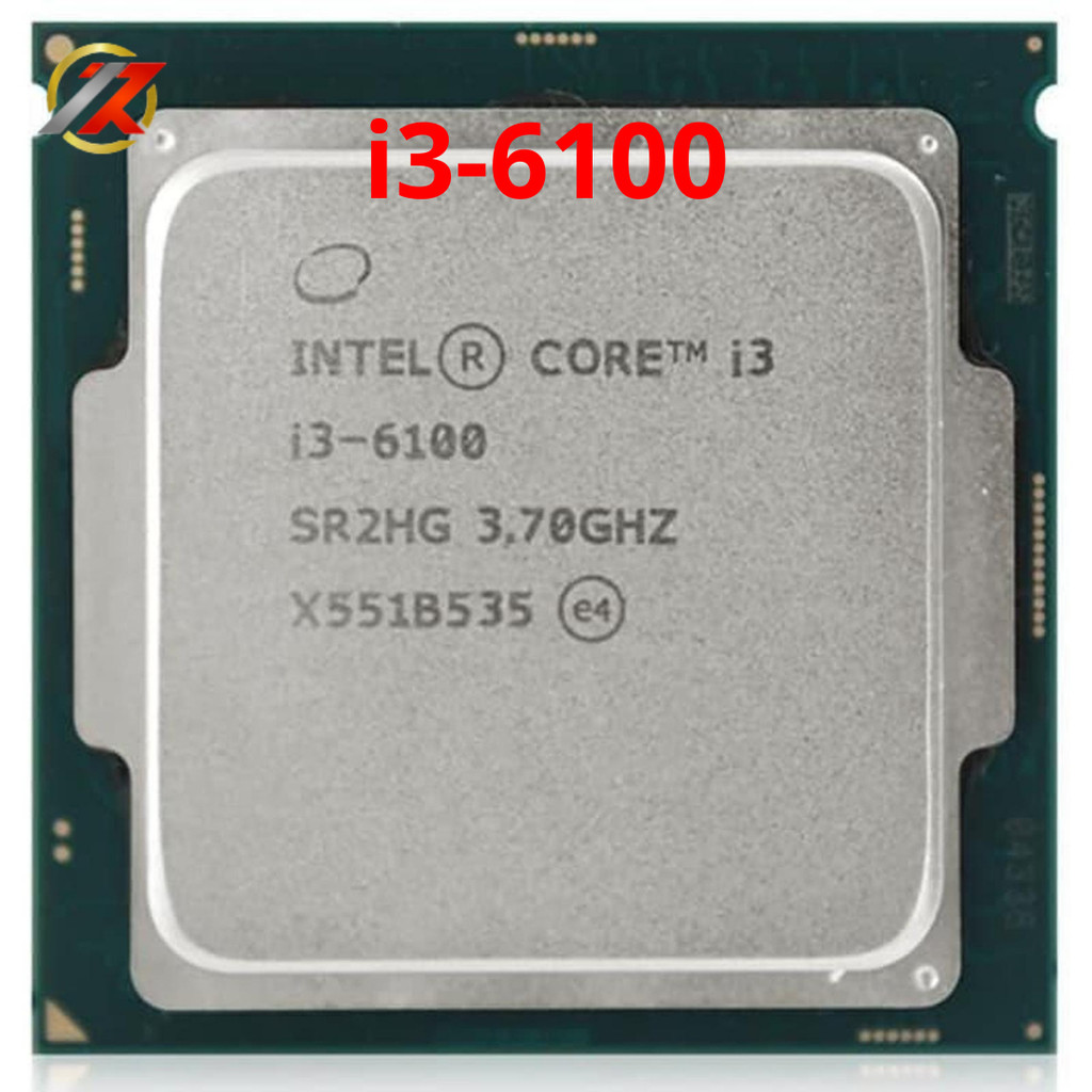 โปรเซสเซอร์ INTEL CORE I3 6100 I3-6100 LGA 1151 ใช้แล้ว TRAY (n) - Proci เท่านั้น