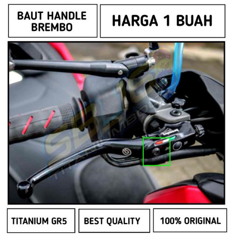 ≡͡o [คุณภาพดีที่สุด] MASTEREM/COPLING TITANIUM HANDLE BOLT GR5