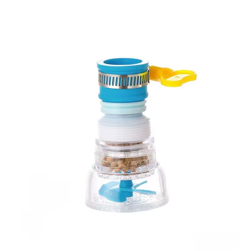 หัวฉีดก๊อกน้ำ 360 องศา กันน้ำกระเด็น ประหยัดน้ำ ติดตั้งง่าย  มีหลายสีให้เลือก สำหรับล้างจาน รดน้ำต้นไม้ ทนทาน ไม่แตกง่าย - รูปที่ 6