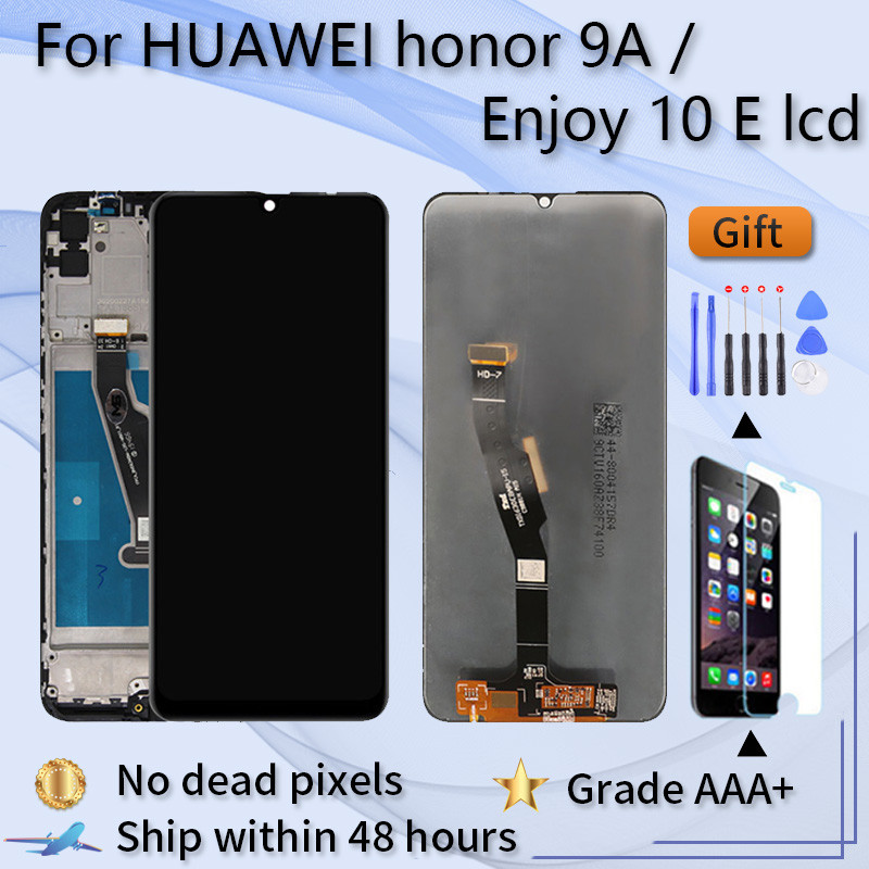 สําหรับ Huawei Honor 9A/Enjoy 10E Y6P 2020 MOA-LX9N จอแสดงผล LCD หน้าจอสัมผัส + กรอบ digitizer ประกอ
