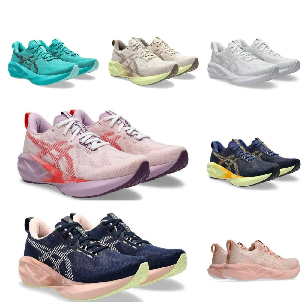 Asics-Nova blast 5 Marathon รองเท้าผ้าใบกันกระแทกรองเท้าวิ่งพื้นนุ่มสําหรับผู้ชายและผู้หญิง ET1S Z2F