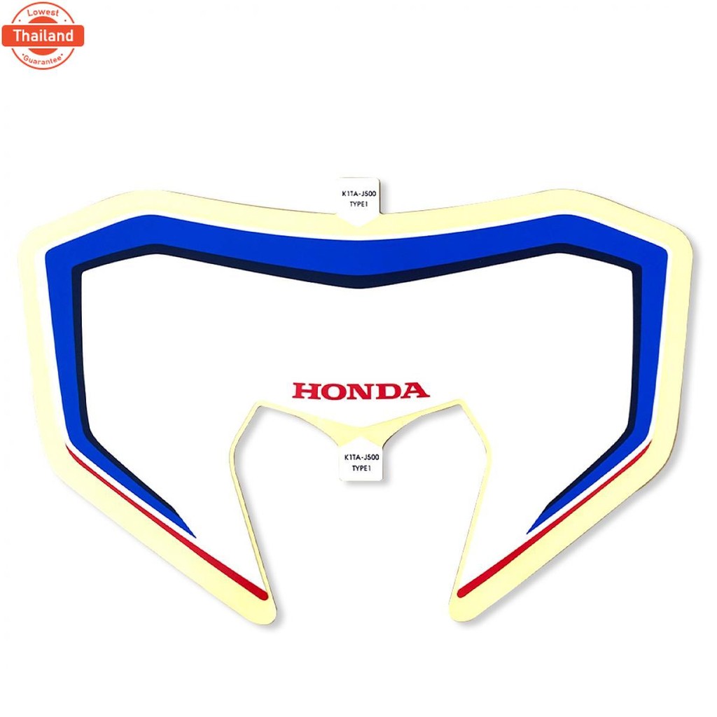 สติ้กเกอร์ติดหน้ากากไฟหน้า สำหรั ฮอนด้า ซีอาร์เอฟ Honda CRF300l แท้ศูนย์ สติ๊กเกอร์ crf300