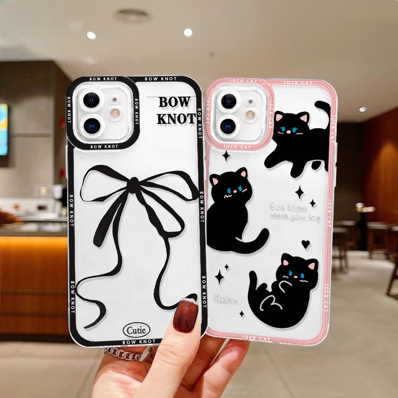 ZBSโปร่งใสTpu SILICONE Soft Caseริบบิ้นสําหรับOPPO reno A18 A3S A5S A15 A54 A53 A57 5 A12 A38 A1K A9