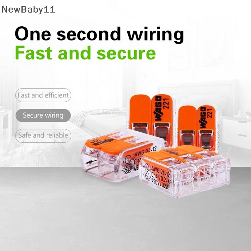 ที่ โอริล วาโก้ เทอร์มินอลสายไฟ 221-412 221-413 221-415 221-2411 221-612 221-613 221-615 221-482 221