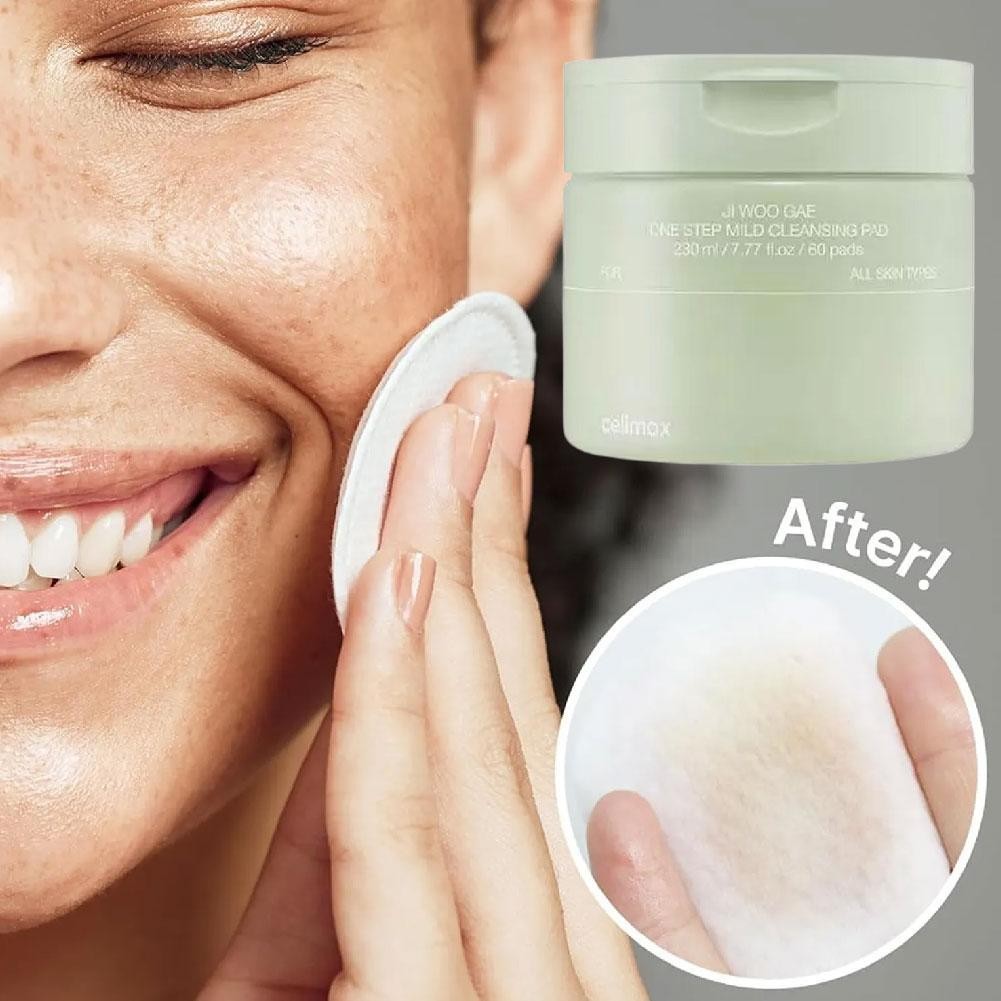 สําลีแผ่น ทําความสะอาด Pore Care ทําความสะอาดแผ่น Houttuynia Exfoliating Moisturizing U9p5