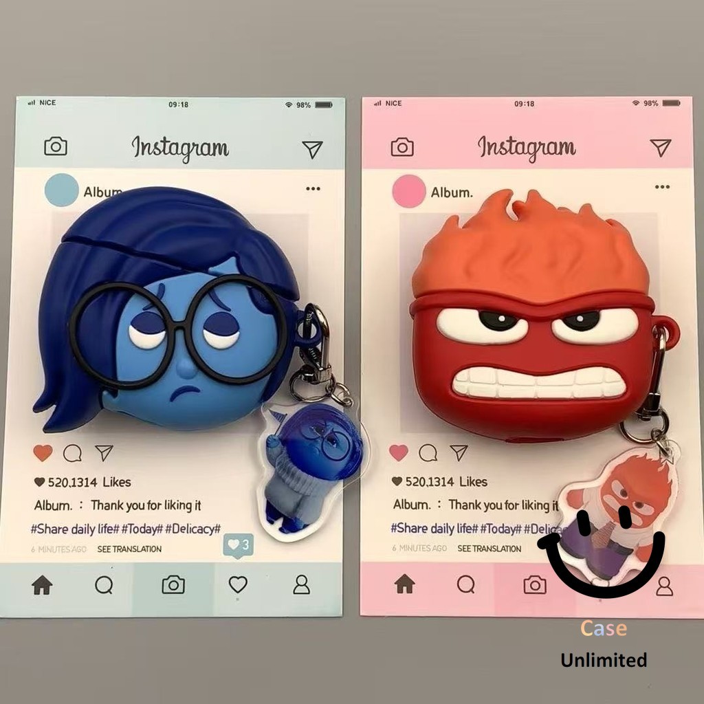 สําหรับ HOCO EW84 EW74 เคส Case เคสหูฟังการ์ตูนสร้างสรรค์ Angry Youyou