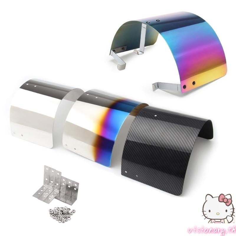 Vision Universal AirIntake กรองความร้อน ShieldCover รถกรวยเย็นกีฬากรองอากาศ 2 5-3 5 นิ้วคอรถ Part